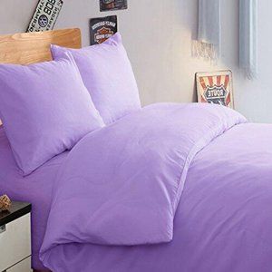 100% Microfiber 3 Pcs Duvet Cover Set, Queen